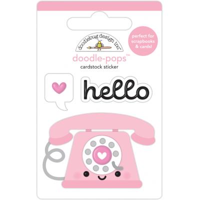 Doodlebugs Lots Of Love Sticker - Hello Love